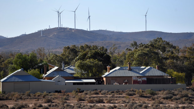 Wind farms, like Silverton outside of Broken Hill, NSW, are springing up across Australia.