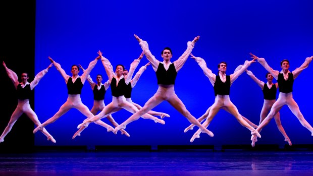 Dancers from the Australian Ballet School in 'Valetta'. 