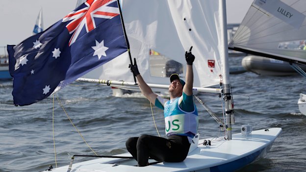 Tom Burton wins gold in Rio.