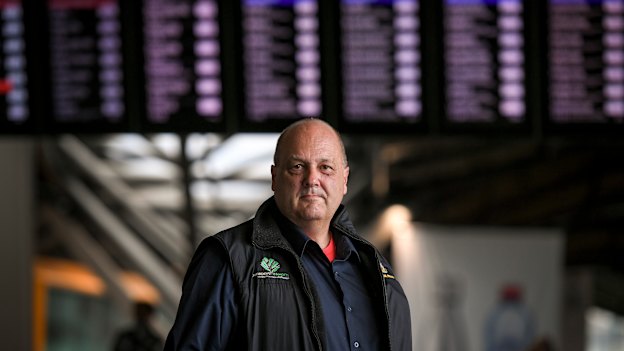 Metro station officer Victor Moore.