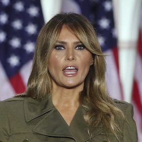 Is that your voice, Melania? The former First Lady during last year’s Republican National Convention.