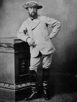 Architect of the 2,000-mile overland telegraph line between Darwin and Adelaide, Charles Todd.