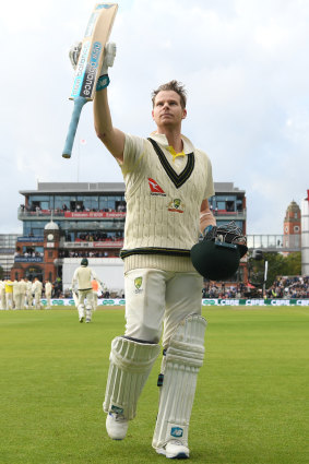 Steve Smith dominated day two of the Old Trafford Test with a masterful double ton.