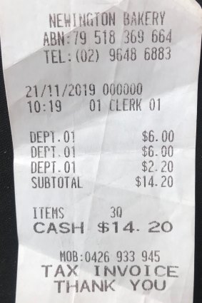 A modest $14.20 buys lunch for two at the Newington Bakery.
