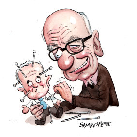 Rupert Murdoch and Malcolm Turnbull