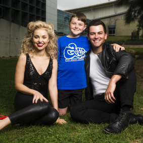 The musical Grease will be on at the AIS Arena this weekend. Ashleigh Taylor as Sandy and Thomas Lacey as Danny with Edward Murphy 10. 