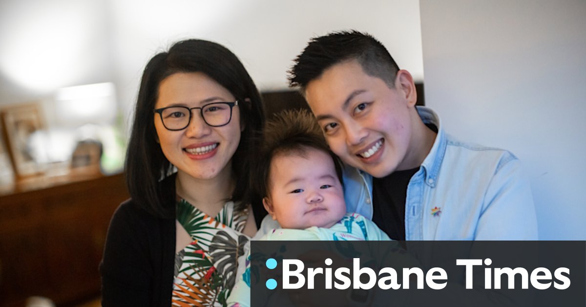 Rainbow families: Kim thought he could never be a parent. Then he gave birth to baby Morgan - Vimarsana News