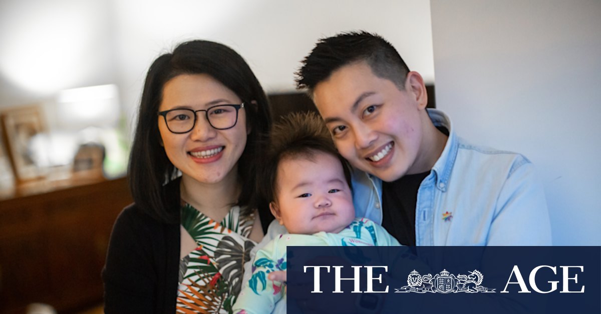 Rainbow families: Kim thought he could never be a parent. Then he gave birth to baby Morgan - Vimarsana News