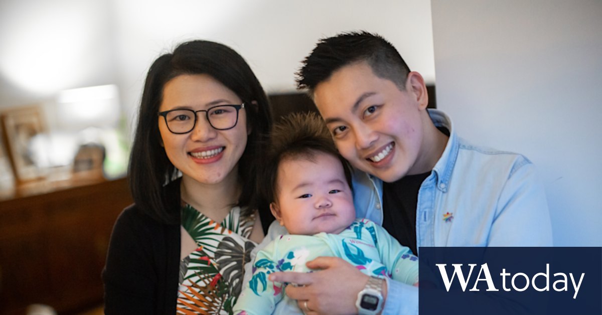 Rainbow families: Kim thought he could never be a parent. Then he gave birth to baby Morgan - Vimarsana News