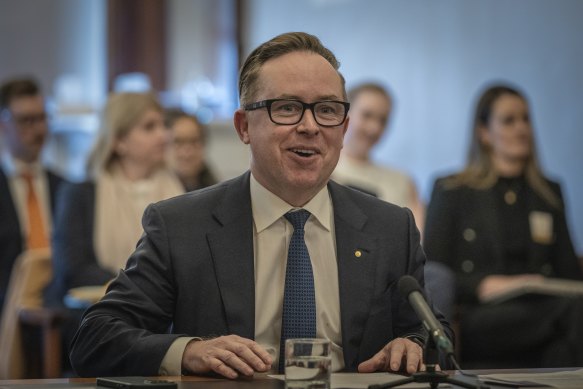 Qantas chief executive Alan Joyce confirmed the $370 million in unused travel credits were for Qantas alone.