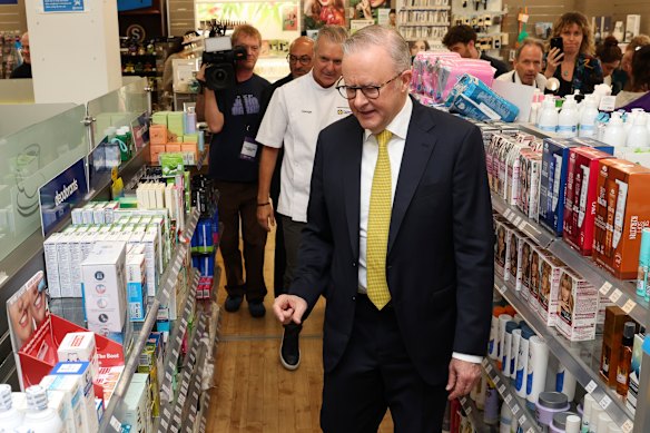 Albanese at the Bell Street Pharmacy in Pascoe Vale.