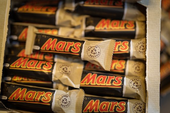 As barras Mars com embalagens de papel são um exemplo de como as embalagens estão mudando.