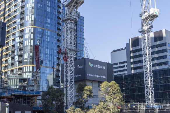 LendLease developments in Melbourne.