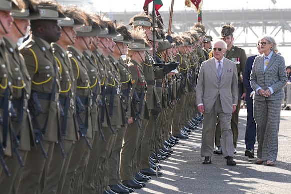 Mostyn moved out of Admiralty House when the King visited last year.