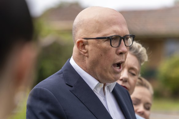 Opposition Leader Peter Dutton.