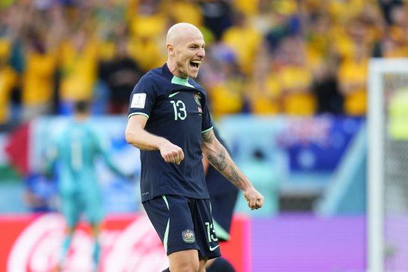 Back to his best: Aaron Mooy.