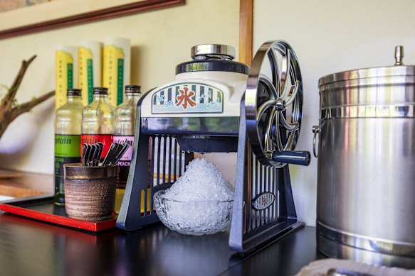 A self-service station is available for guests to enjoy freely after using the onsen.
