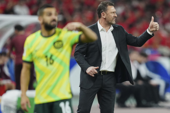 Tony Popovic was happy with large parts  of Australia’s performance.