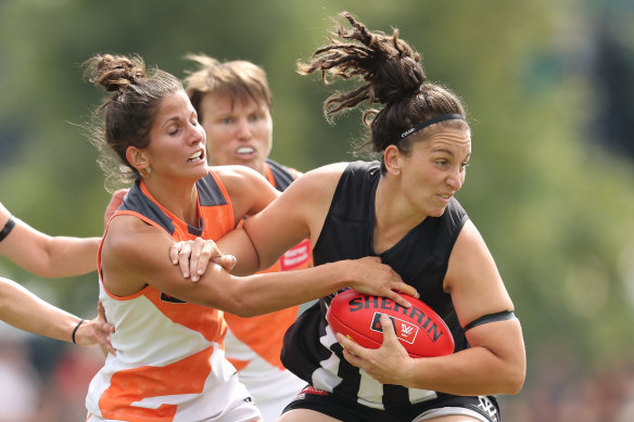 Tesoriero, formerly with Collingwood, said she was looking forward to soaking in the atmosphere of the season opener against Carlton.