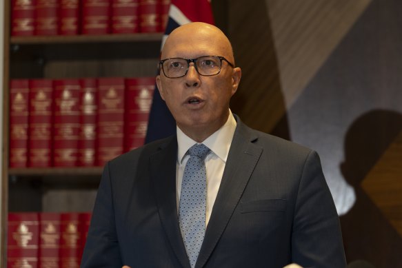 Opposition Leader Peter Dutton.