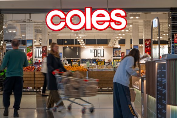 Coles reported deflating prices in fresh produce.