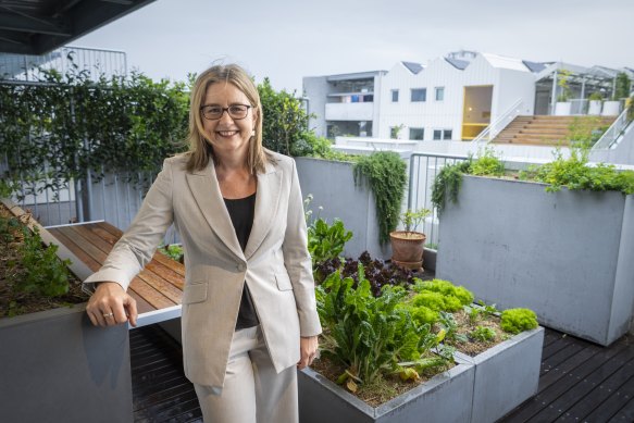 The state government hopes to lock in new planning controls for 10 housing activity centres by December. Premier Jacinta Allan pictured in Brunswick last year.