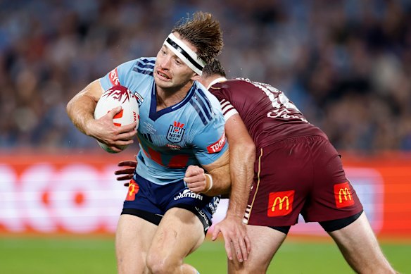 Cameron Murray was impressive for NSW when he entered the game off the bench.