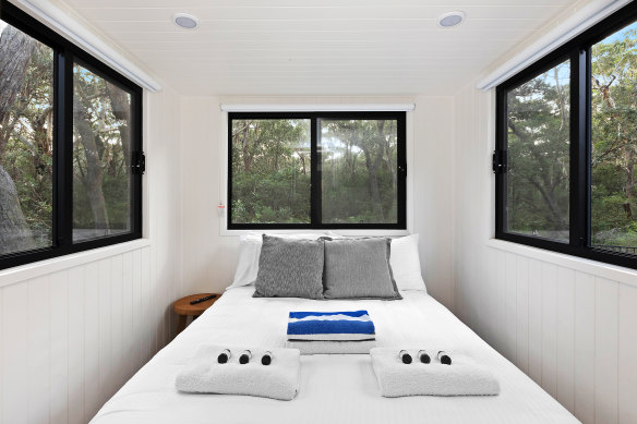 Tiny home accommodation at Reflections Jimmys Beach.