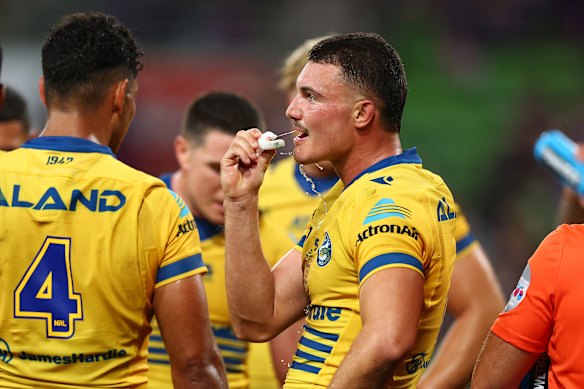 Jonah Pezet had a tough outing against his former side Melbourne.