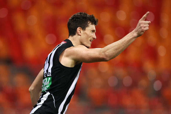 Brody Mihocek has delivered for the Magpies. 
