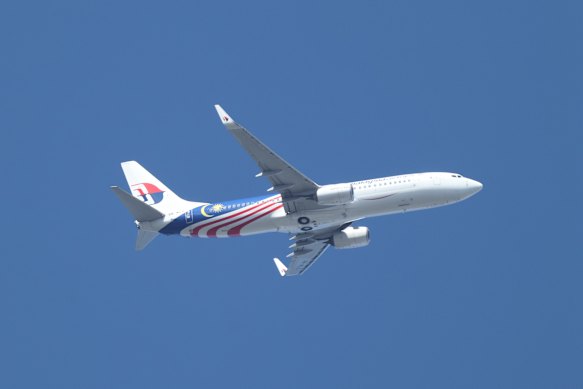 马来西亚航空使用波音 737 执飞亚洲各地的短途航线。