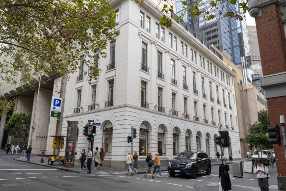 Chanel purchased the Russell Street building for $75 million.