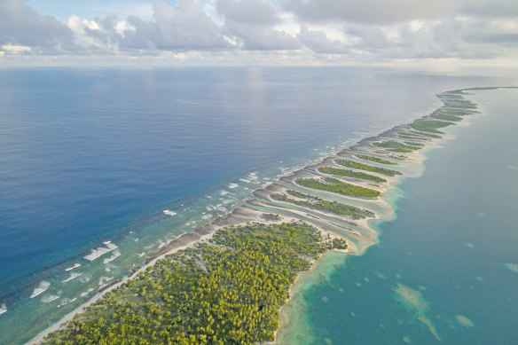 The Phoenix Island Protected Area is a tropical oasis of nine tiny islands.