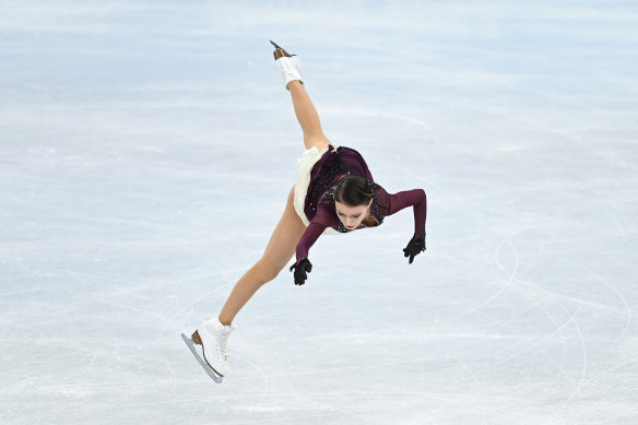 Anna Shcherbakova won gold, but felt she wasn’t the centre of attention.