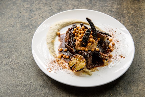 Slow roasted Fleurieu lamb shoulder at Herringbone.