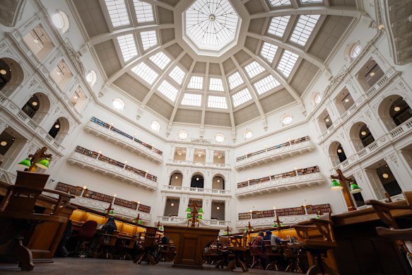 The State Library plans to remove some computers available for public use. 