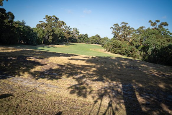 The former Kingswood Golf Course in Dingley Village. 