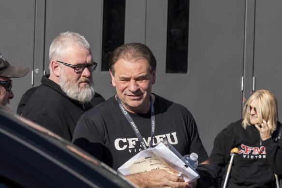 CFMEU Victorian secretary John Setka.