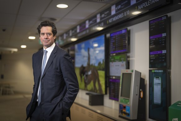 McLachlan ran the AFL until last year. He was appointed Tabcorp’s chief executive on Monday.