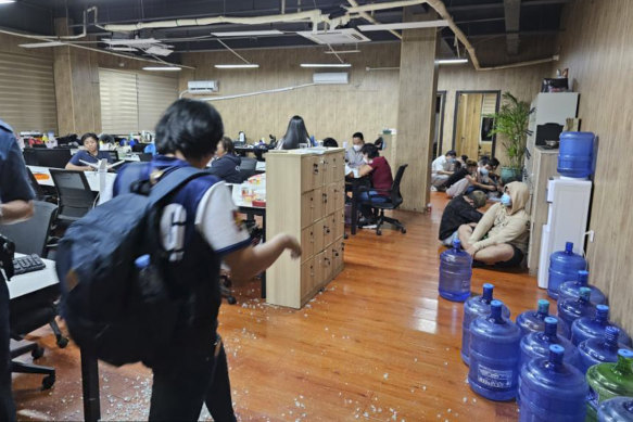 Philippines authorities raided a similar centre in Las Pinas last year.