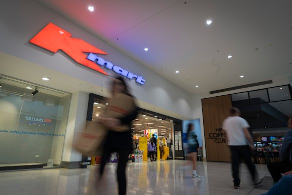 Kmart sales jumped. 