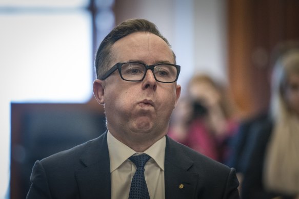 Alan Joyce left the company shortly after being hauled before a Senate inquiry last year.