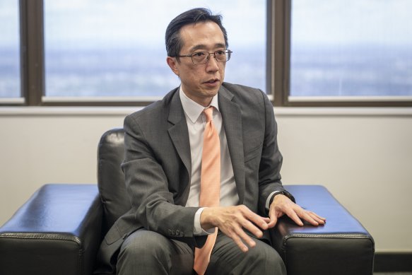 Taiwan’s chief representative to Australia, Douglas Hsu, in October 2023.