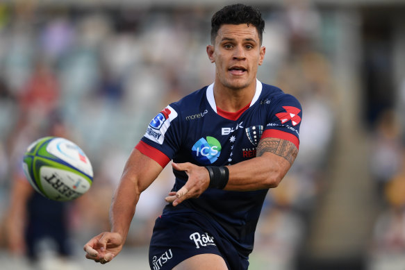 The Rebels' Matt Toomua has been sidelined with a groin injury.