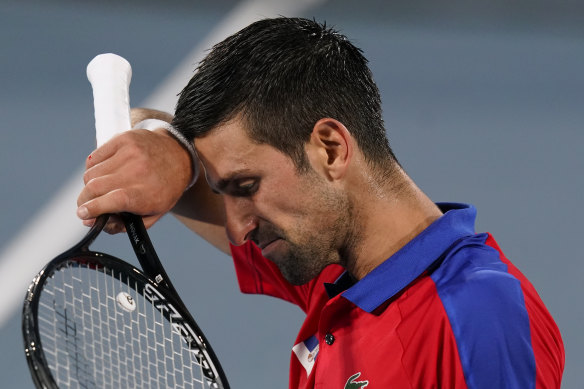 Novak Djokovic’s hopes of the “golden slam” have been dashed.