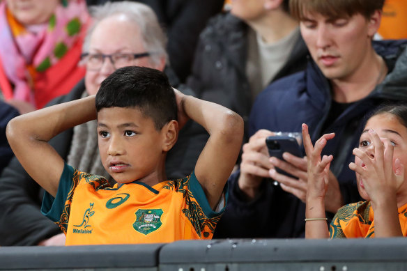 Wallabies fans can’t believe what happened.