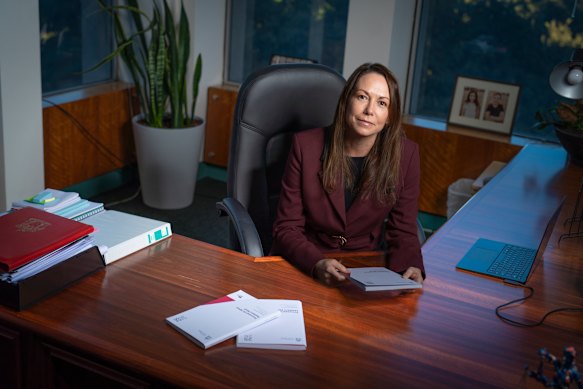 Treasurer Jaclyn Symes hands down her first budget on Tuesday.  