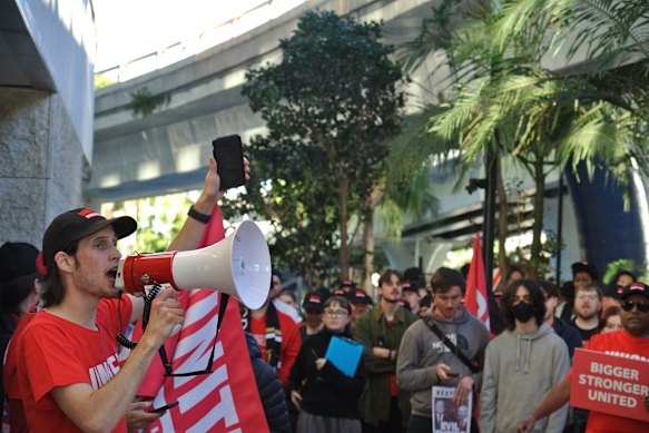Star Brisbane casino workers have walked off the job on Friday.