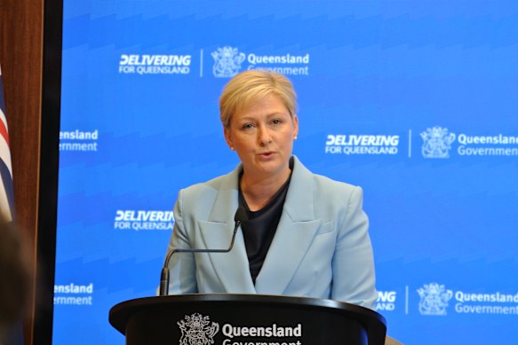 Child Safety Minister Amanda Camm said her department was in “constant contact” with police to locate two teenagers still unaccounted for in the residential care system.