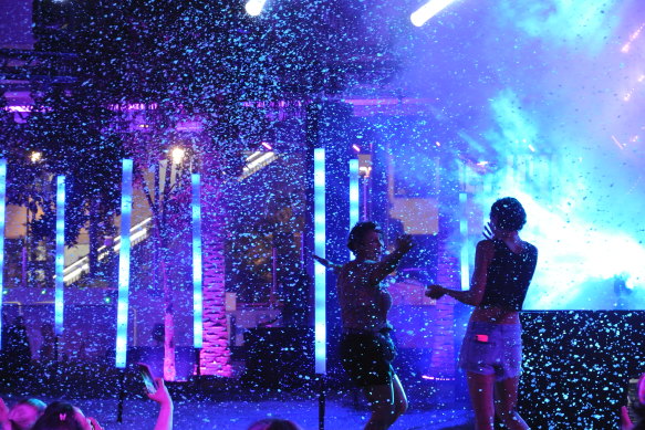 The Sono Lumo light show and pop-up food truck event is on at Queen’s Wharf until December 15.